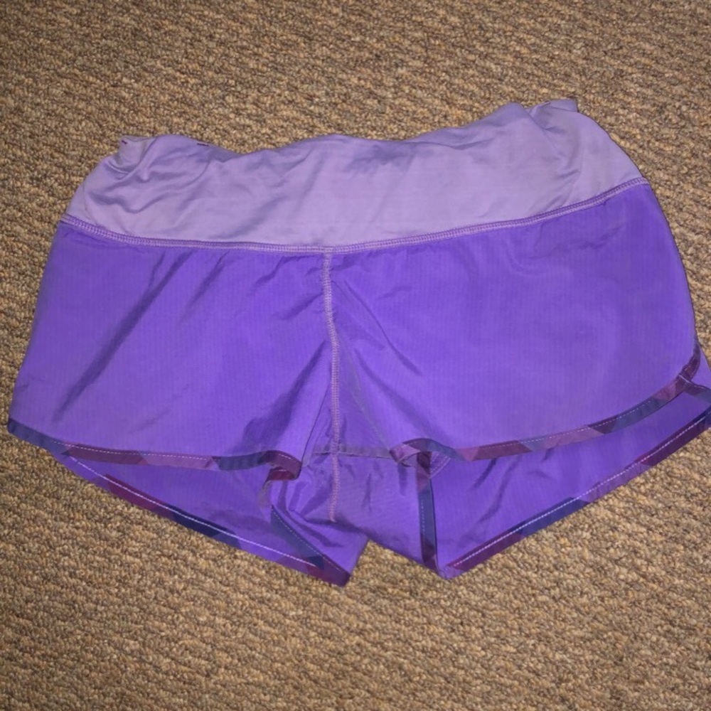 Lululemon Size 4 Purple Shorts